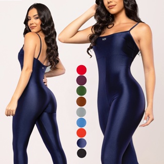 Macacão Fitness Academia Poliamida Feminino Zero Transparencia 2 em Oferta na Shopee