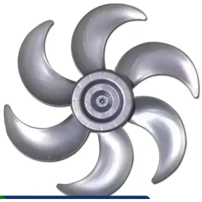 Helice Ventilador Mallory Turbo Silencio Olimpo TS 40 Delfos 6 Pas 40cm Prata