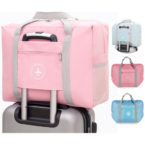 Bolsa de viagem dobravel 45x36x16cm Festas nécessaire para mala