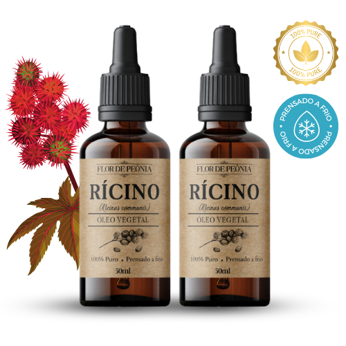 Kit 2 Óleo Vegetal de Rícino(Mamona) 100% Puro 50ml| Fortalece os Fios e Ajuda no Crescimento dos Fios em Oferta na Shopee