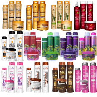 Kit Capilar 12 Produtos (3 KITS) Belkit - Limpa Estoque em Oferta na Shopee