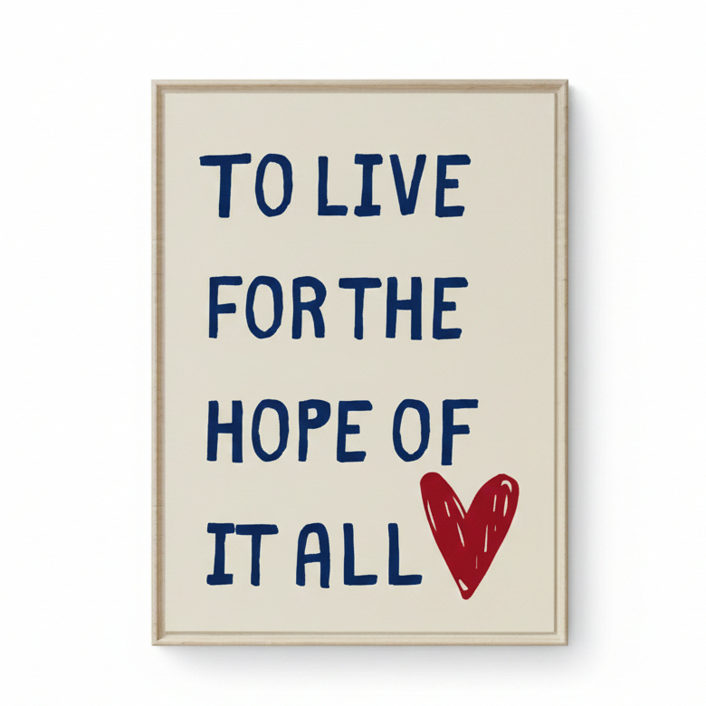 Quadros decorativos Taylor Swift August letra azul (1 peça)