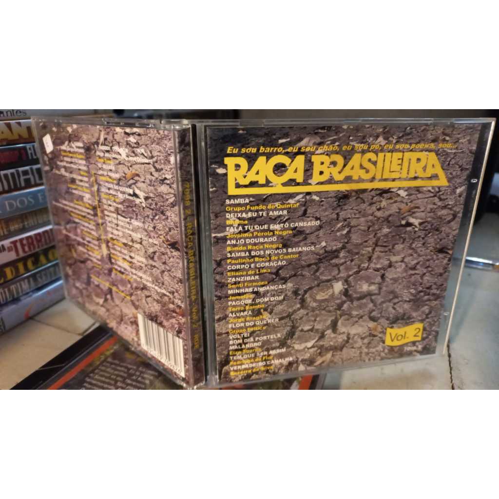cd raça brasileira vol 2- Excelente estado de Novo RGE Eliana lima Paulinho boca Dhema Jamelão negra feitiço elza raro
