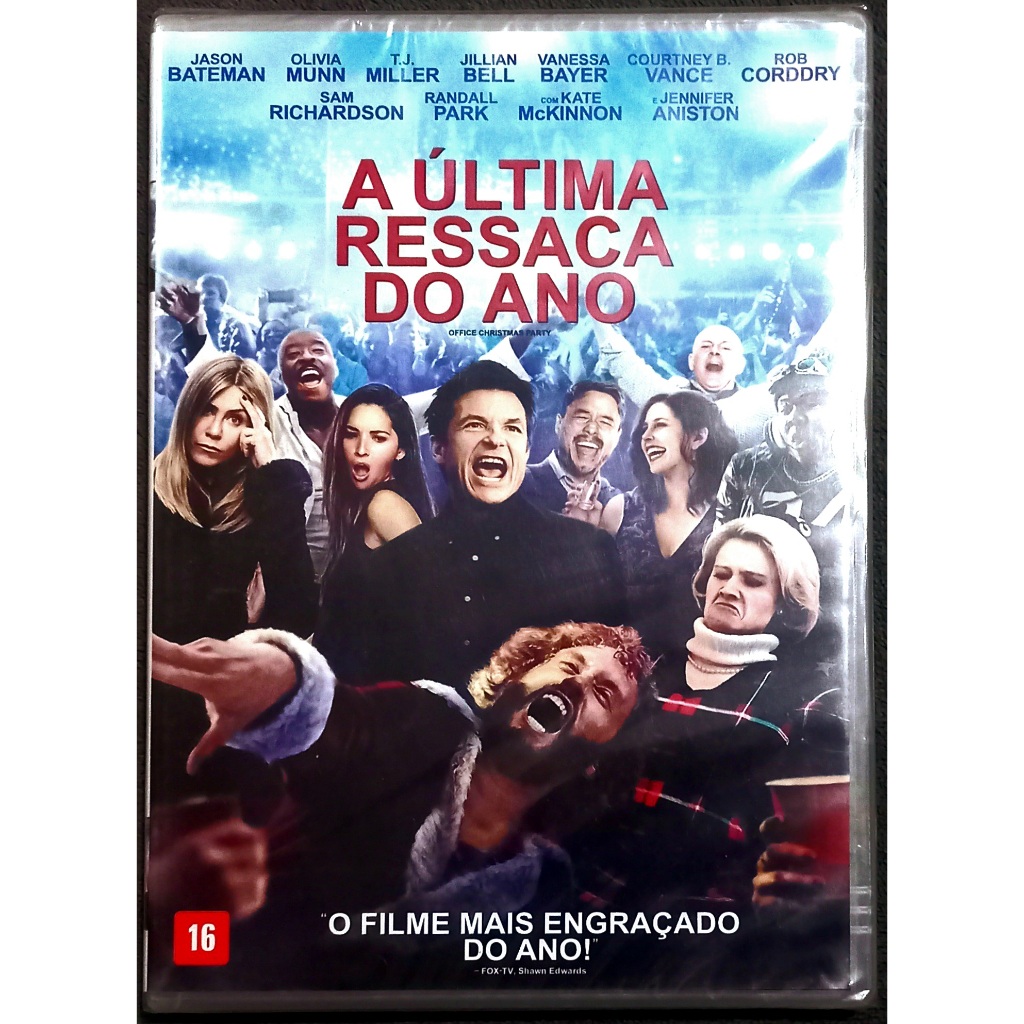 [LACRADO] DVD A Última Ressaca do Ano - (Jennifer Aniston/ T.J. Mille/Jason Bateman/ Olivia Munn/ Kate McKinnon)