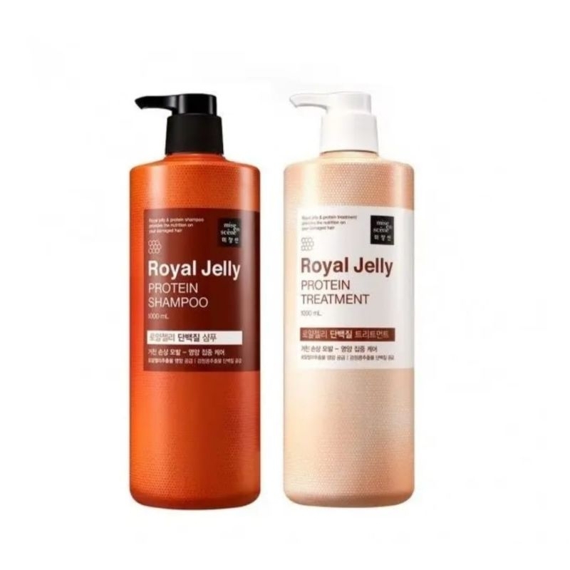 Mise en Scène Royal Jelly shampoo/tratamento 1000ml em Oferta na Shopee
