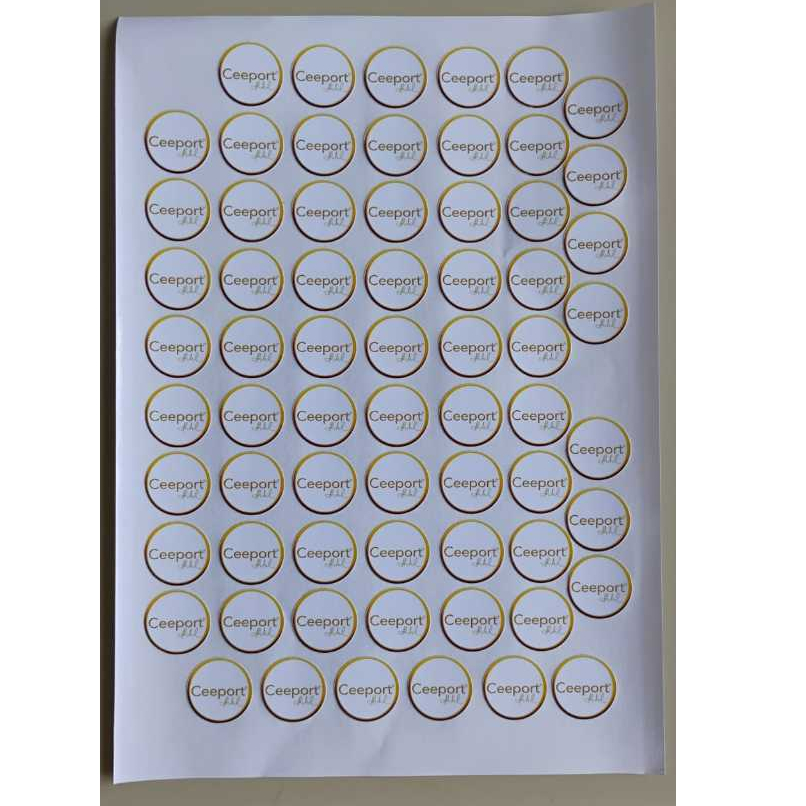 Selos Ceeport - hoponopono 2,5x2,5cm em vinil plastico ou papel foto adesivo