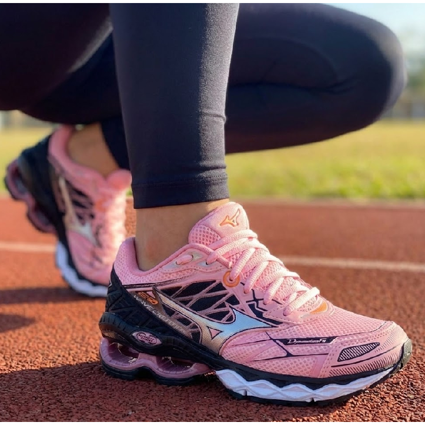 Tênis casual Esportivo feminino Academia Corrida Caminhada Amortecimento Wave 33 ao 45