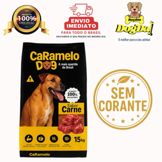 RAÇÃO PARA CACHORRO ORIGINAL CARAMELO DOG 15KG COM OMEGA 3 e 6 ( Filme Netflix Caramelo ) em Oferta na Shopee