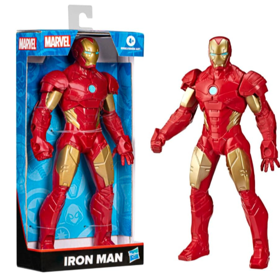 Boneco Spider-Man / Iron Man / Capitão América / Wolverine / Thor - HASBRO Super Heróis Marvel 24cm — imagem 2 de 2