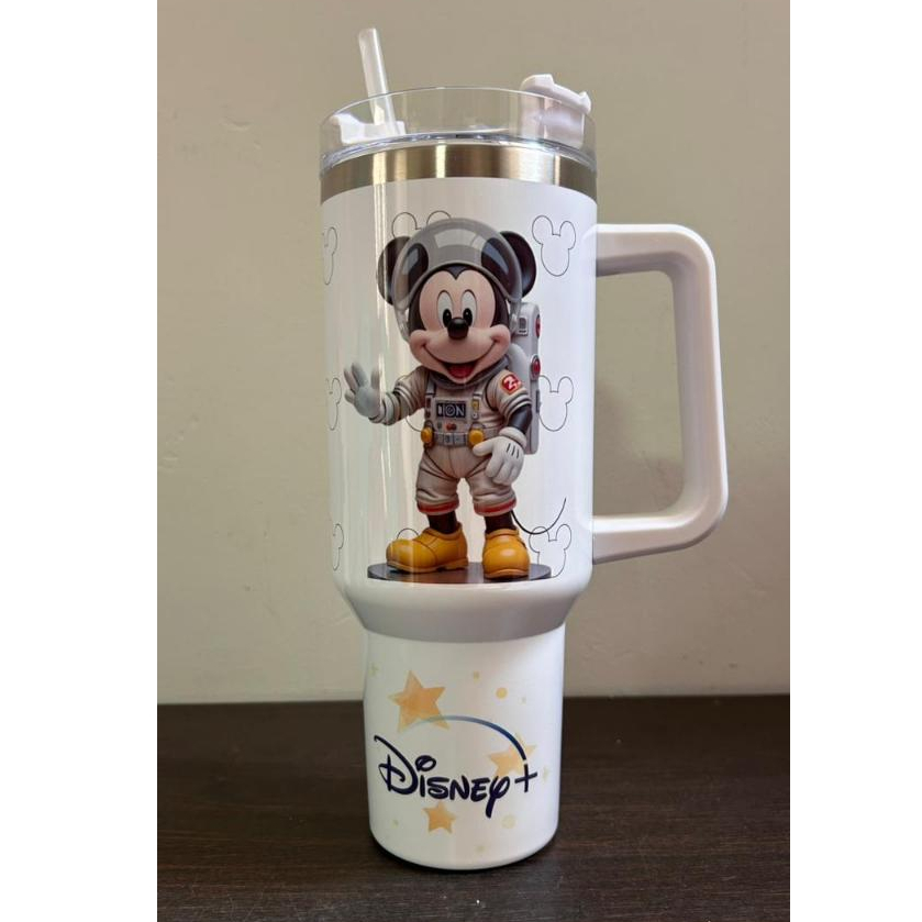 copão copo térmico personalizado - Mickey Mouse Astronauta - com seu nome -1200ml