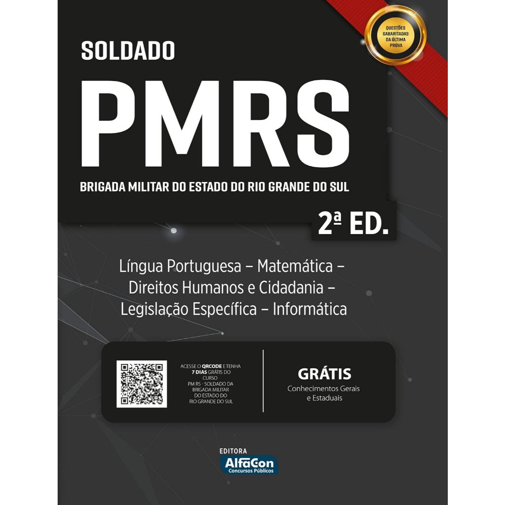 Livro Apostila - PMRS – Soldado da Brigada Militar do Estado do Rio Grande do Sul - 2ª edição