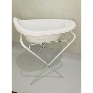 kit banho suporte com banheira ofurô de 34 litros + escoamento de água em Oferta na Shopee