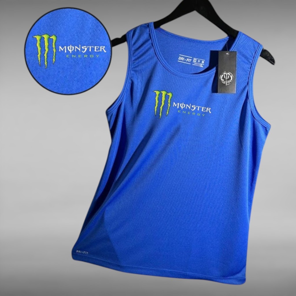 Regata Dry-Fit Masculina - MNSTR01 - Academia Corrida Crossfit Skate Basquete praia Verão transpirável