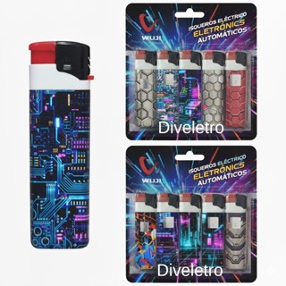 Cartela Com 10 Isqueiros Automatico Atacado (Enviado conforme politica da shopee). em Oferta na Shopee