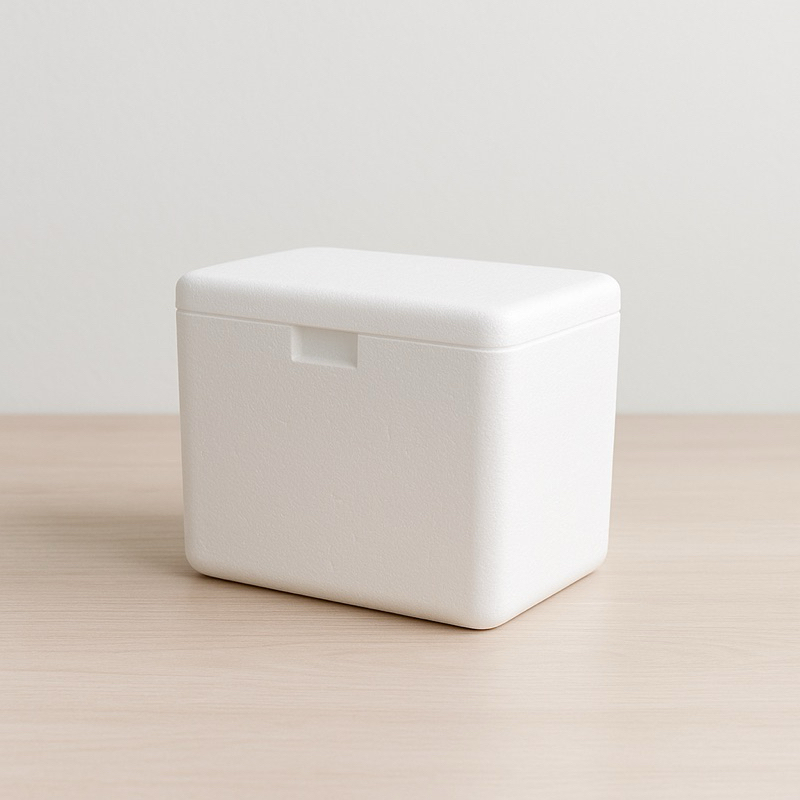 Caixa Térmica de Isopor 3 Litros – Branca Alta Qualidade 22,7 x 18,6 x 13,7 cm em Oferta na Shopee