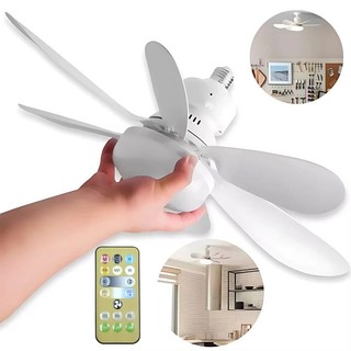 Ventilador de Teto 60w  Luz Led 3 Tipos de Luz C/ Controle Remoto Ventilador C/ 6 Hélices Bivolt