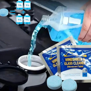 30 Peça Limpador De Parabrisa De Carro Detergente Limpa Vidros Concentrado Dose Filme Efervescente Sólido em Oferta na Shopee