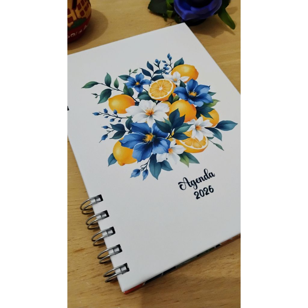 Agenda Semanal 2026 A5 Personalizada Capa Dura (Planner, Planejamento, Agenda Comercial, Presente Natal, Lembrança) em Oferta na Shopee