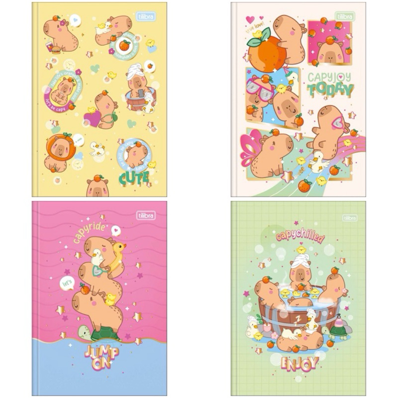 Caderno Capivara Capyclub 1/4 Pequeno Recado Brochura 1 Unid em Oferta na Shopee