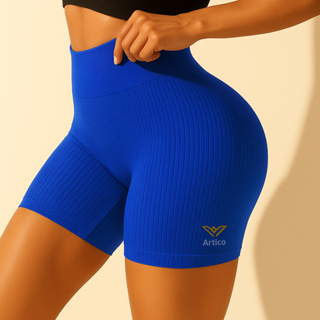 Shorts Fitness Canelado Academia Zero Transparencia Feminino Premium em Oferta na Shopee