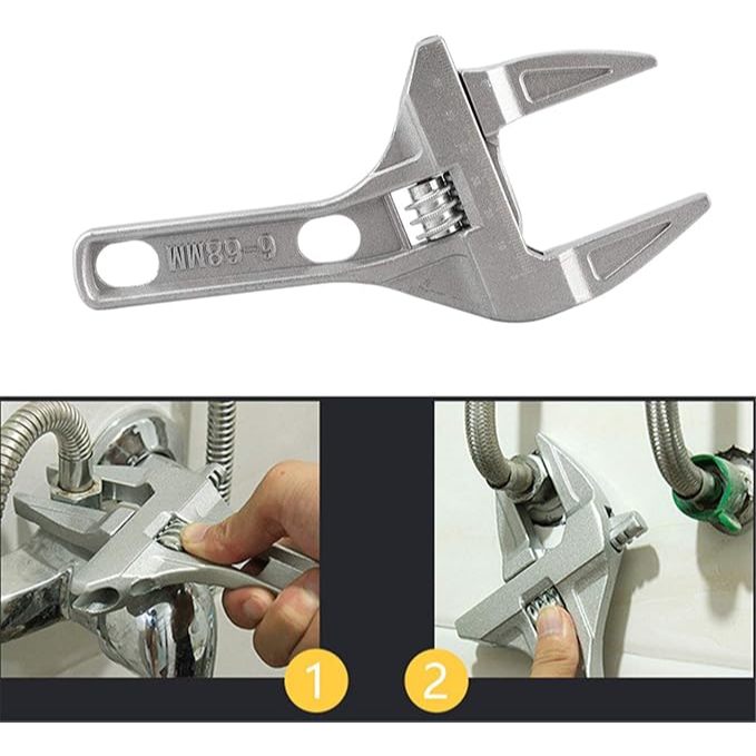 Chave Ajustável de Liga de Alumínio - Padrão e Multifuncional em Oferta na Shopee