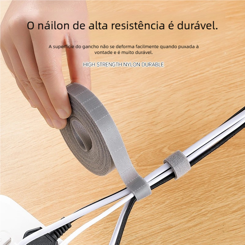 Fixador de cabos dupla face - 5 metros prático em Oferta na Shopee