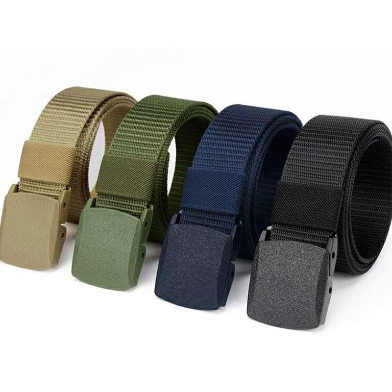 Cinto Militar Masculino Largo em Nylon Com Fivela em Unissex Engate Rápido Resistente
