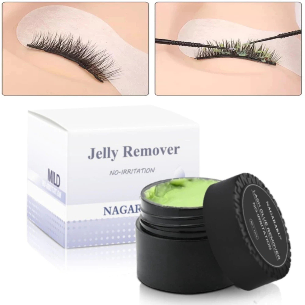 Removedor Nagaraku Creme Para Alongamento Extensão De Cílios 12g Não Irrita A Pele Pasta Jelly Gel em Oferta na Shopee