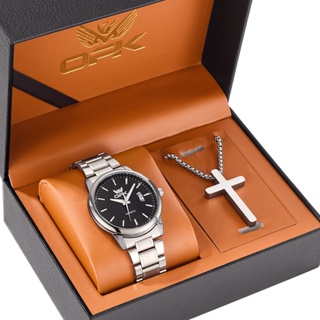 OPK Relógios Masculinos Original impermeável de quartzo aço inoxidável luminoso negócios lazer 6010 em Oferta na Shopee