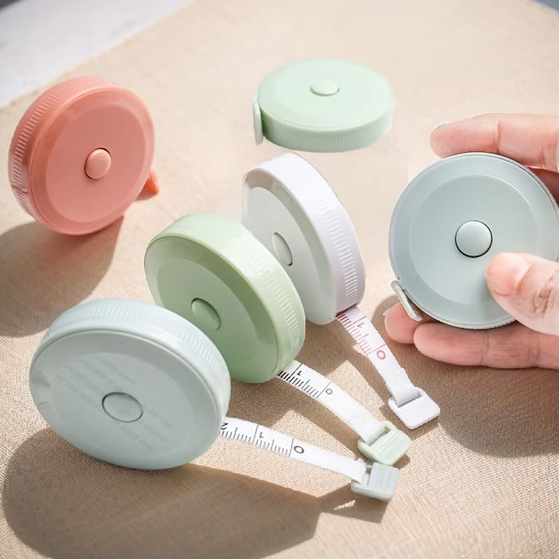 Régua para Medir Cintura e Roupas - Fita Métrica Mini Fofa e Portátil Macia