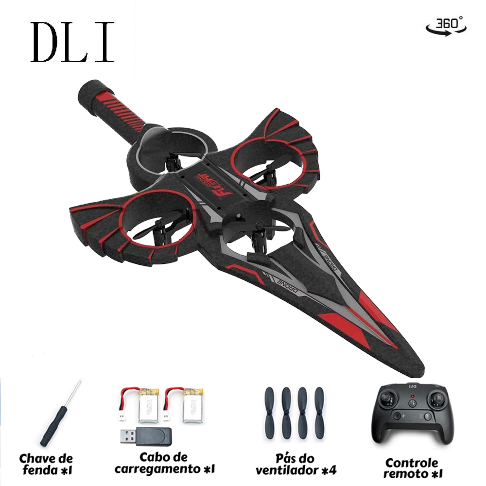 DLI Espada Voadora Remota Planador Rc Com Espada Voadora Remota Brinqudeos
