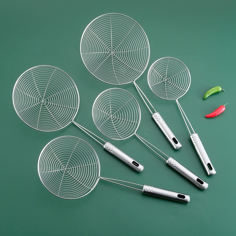 【Oferta】Escumadeira Fritura Inox TOP RIO 13x33.5cm – Resistente, Ideal para Batata e Pastel! em Oferta na Shopee