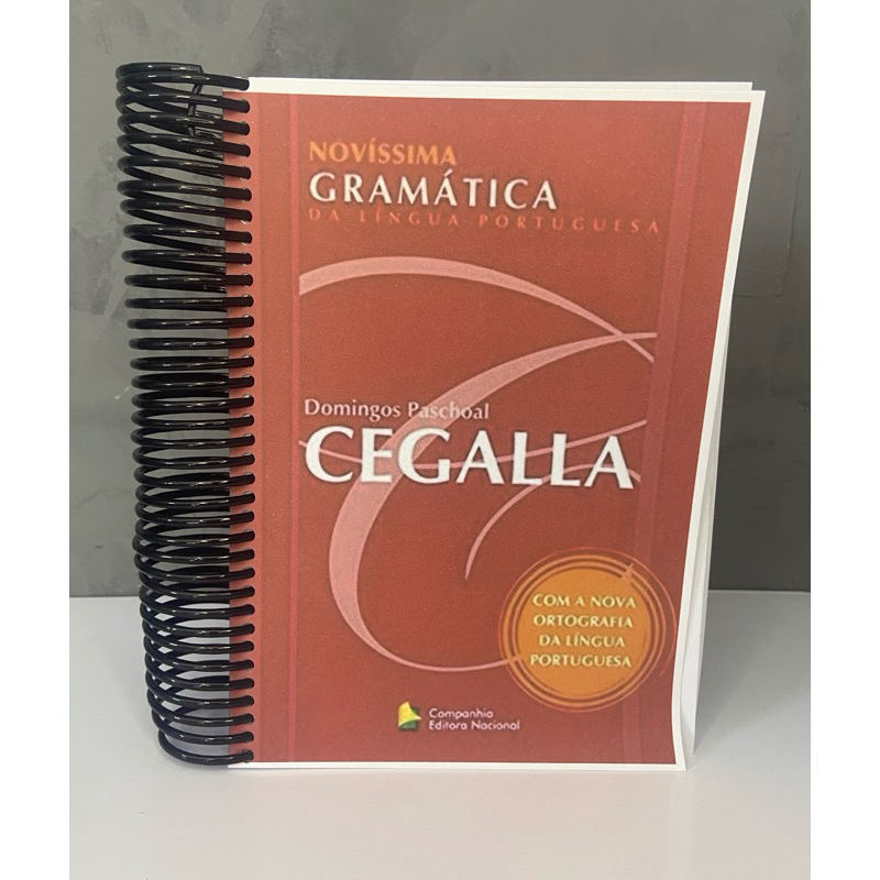 Cegalla - Novíssima gramatica da Língua Portuguesa (Impressão Preto e Branco, Tamanho A5)
