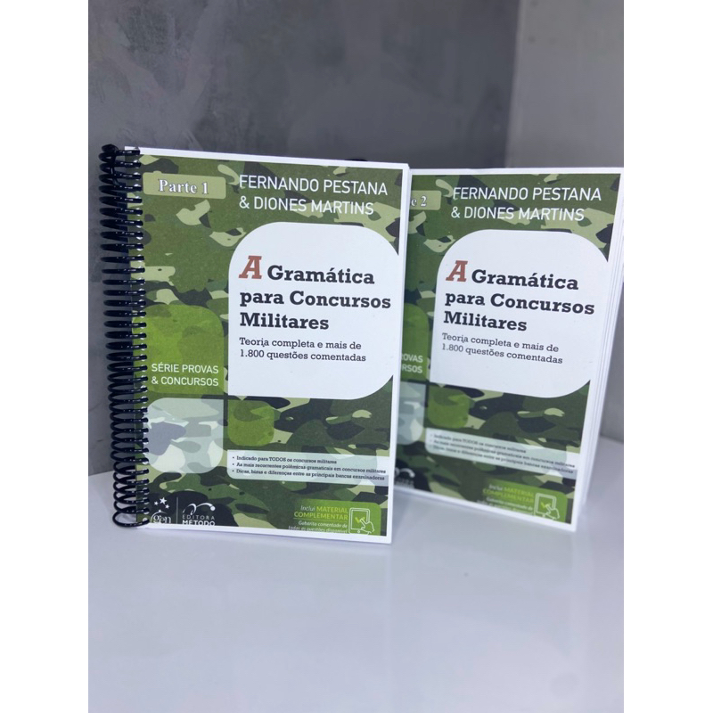 Imagem A Gramática para Concursos Militares (Impressão Preto e Branco)