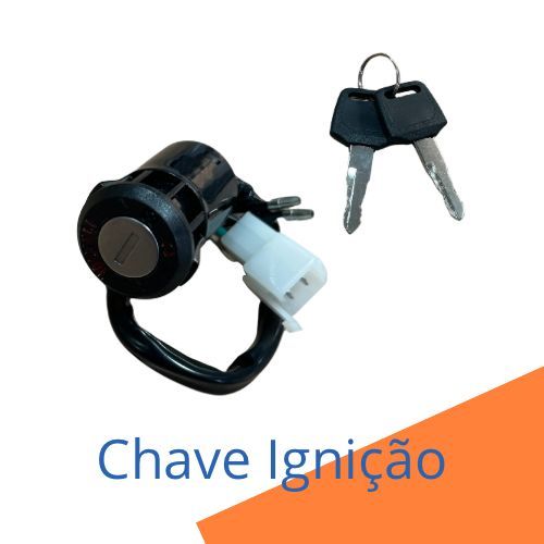 Chave De Ignição Miolo Contato Para Moto Honda Xlr 125 1997 Até 2002 em Oferta na Shopee