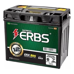 BATERIA - (5 AH - ERX 5BS) - TITAN-FAN 125 KS-ES/TITAN-FAN 150 KS/BIZ 125 06-15/POP 100/BROS 125