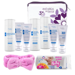 Kit Limpeza De Pele Estudante Completo Extratos Da Terra