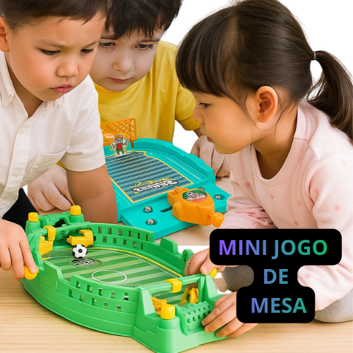 KIT Mini Jogo Futebol de Mesa Arena e Duelo de Pênaltis Fut League