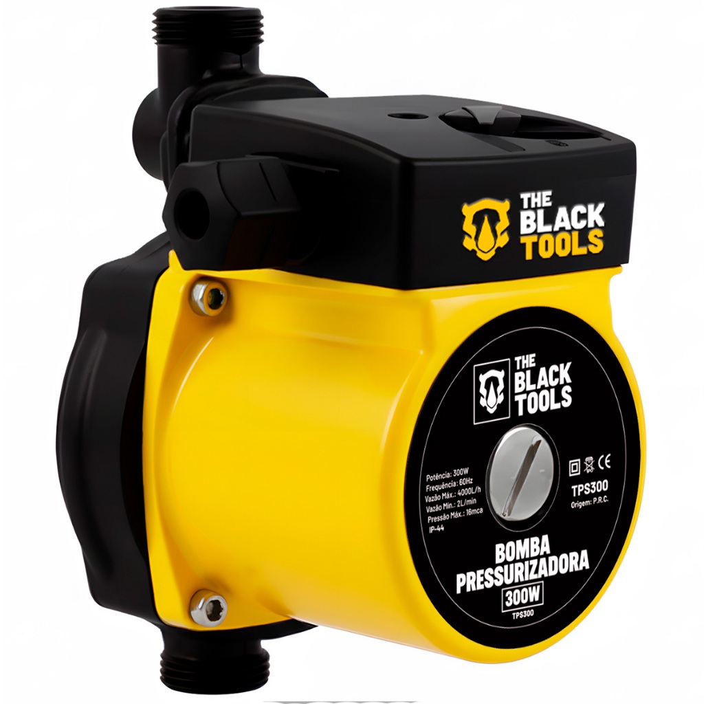 Bomba De Água Pressurizador Motobomba 300w Aumento Pressão The Black Tools em Oferta na Shopee