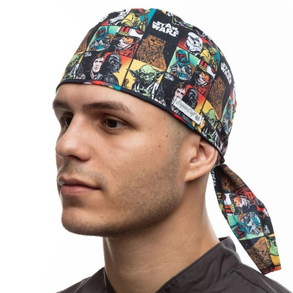 Gorro Cirúrgico Bandana Unissex Estampado Geek | Enfermagem, Odonto e Veterinária