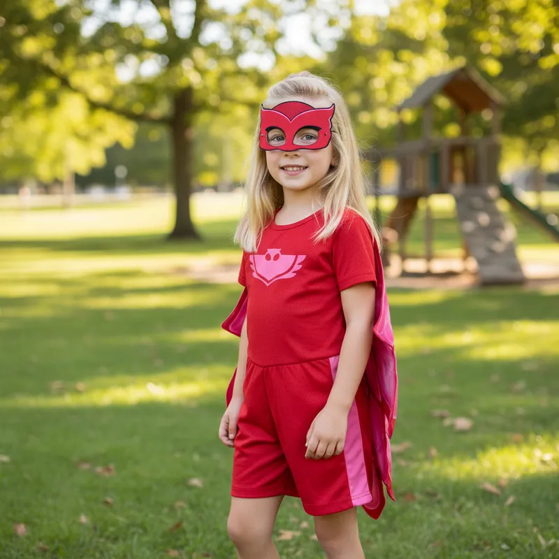 Fantasia Pj Masks Menina Corujita Owlette Curta Pjmasks