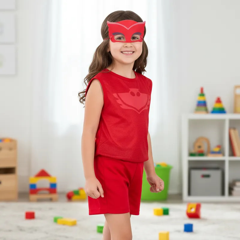 Fantasia Pj Masks Menina Corujita Owlette Regata Pjmasks