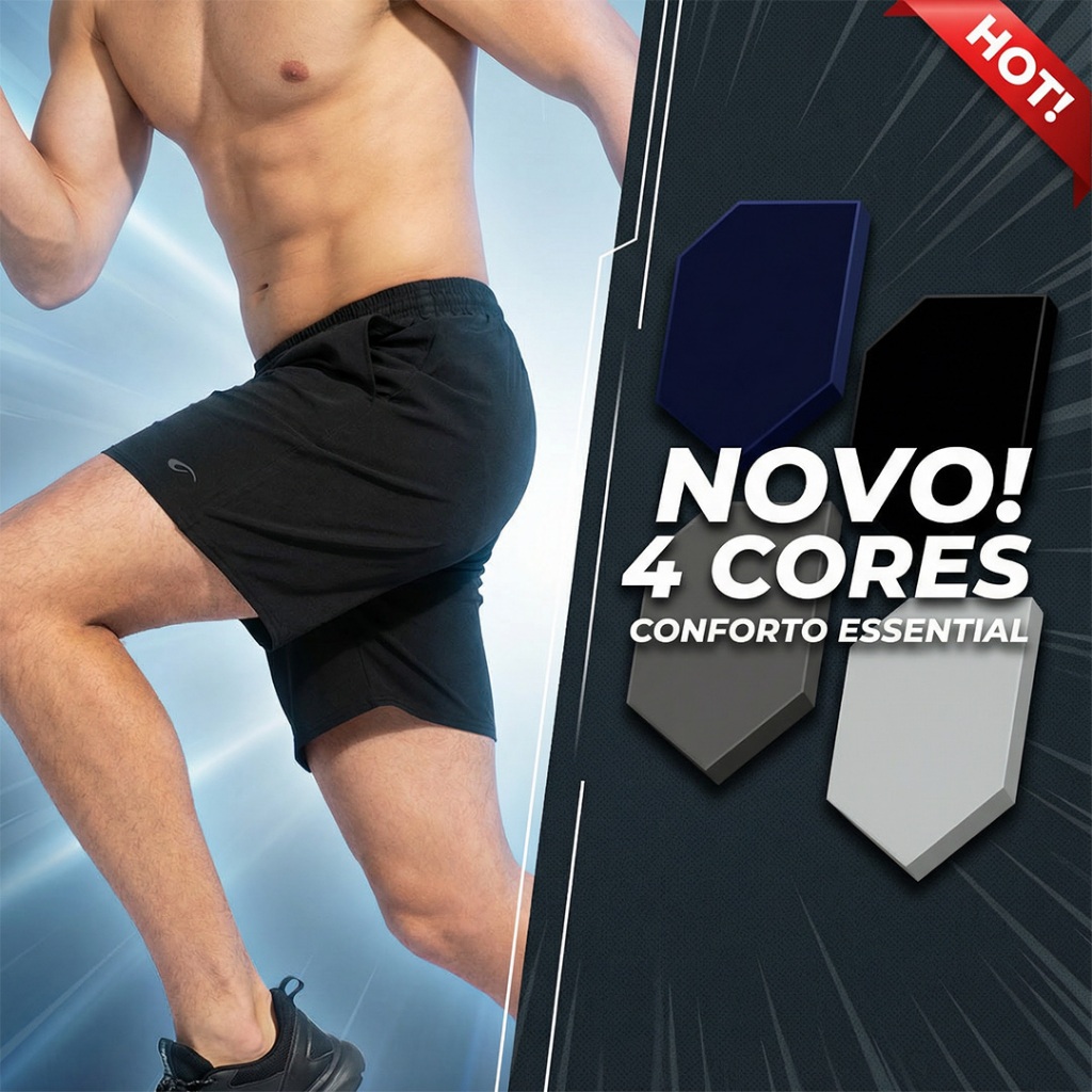 Short Premium Academia Praia Piscina Casual Bermuda Tactel Elastano Esporte Masculina Treino Piscina