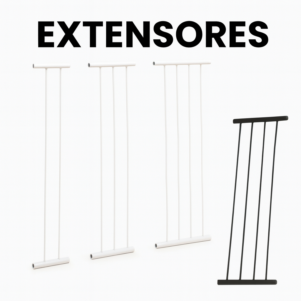 Extensor Para Portão de Segurança 10/15/20cm – Branco ou Preto em Oferta na Shopee