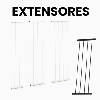 Extensor Para Portão de Segurança 10/15/20cm – Branco ou Preto em Oferta na Shopee