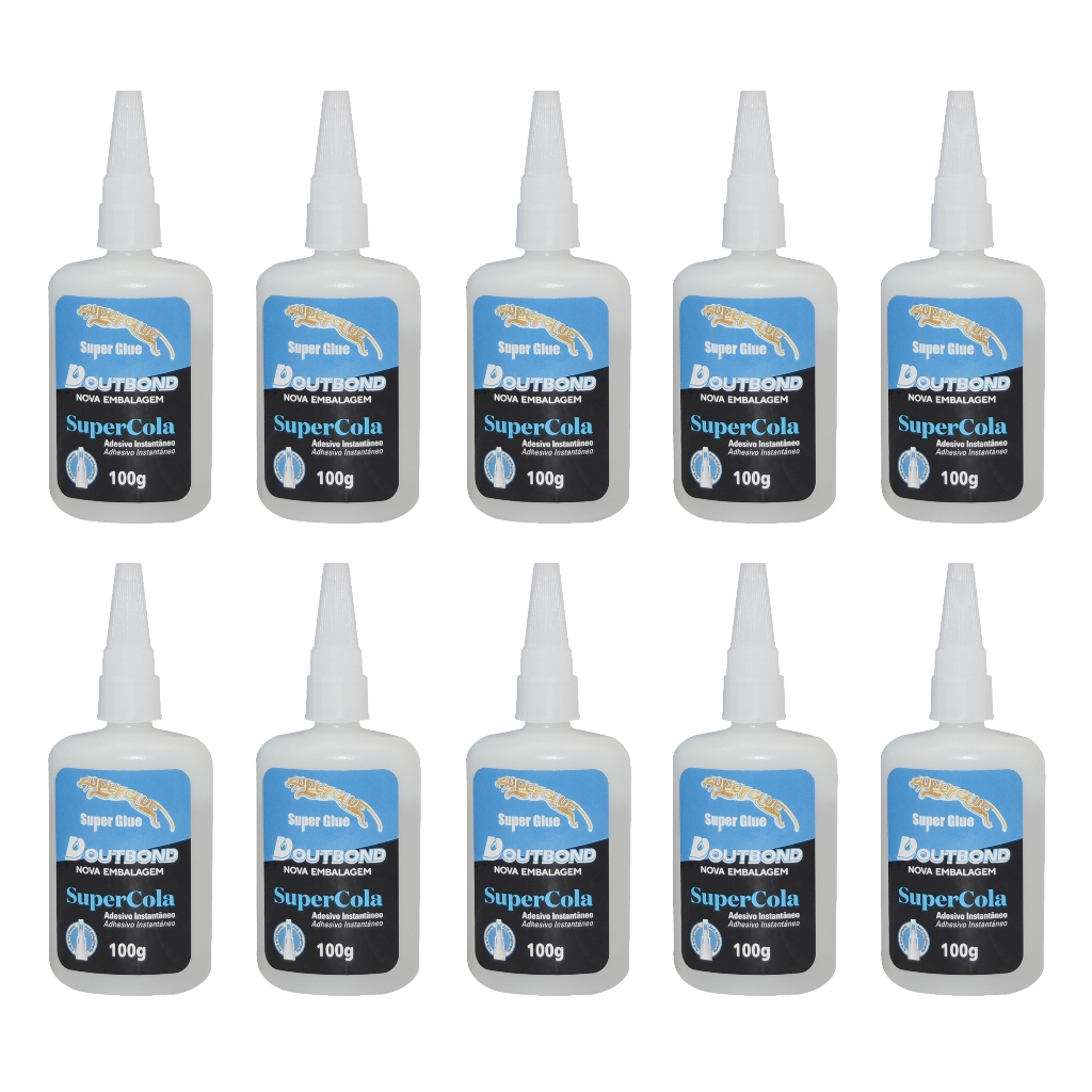 Adesivo Cola Instantânea 100g - DOUTBOND - 4005 - Caixa com 10 Unidades em Oferta na Shopee