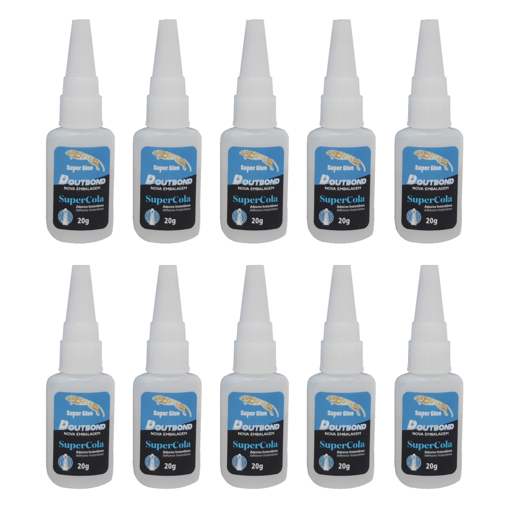 Adesivo Cola Instantânea 20g - DOUTBOND 4003 - Caixa com 10 Unidades