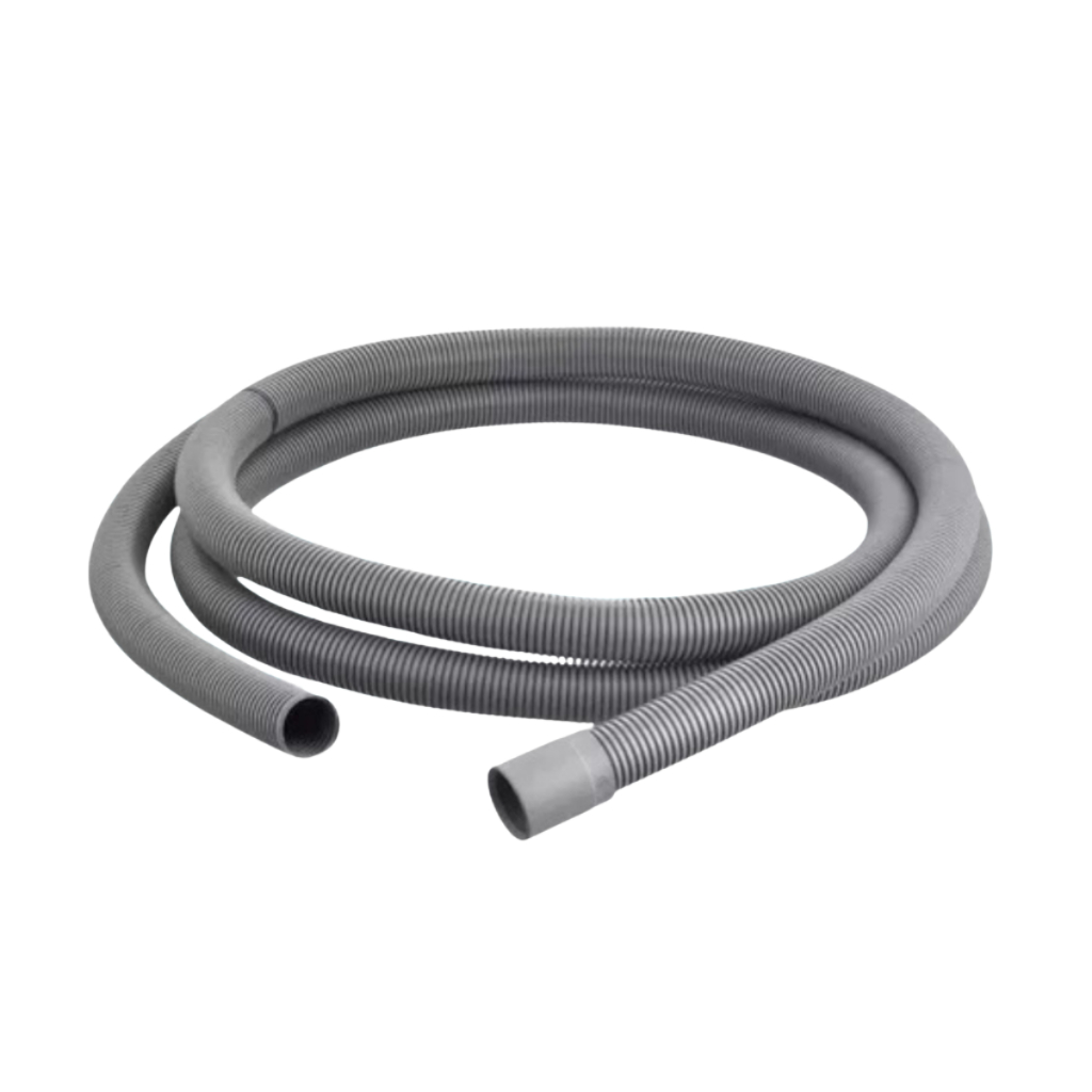 Mangueira Saída Maquina De Lavar, 2 metros, Bocal Reto, Universal, Saída De Água, Engate Flexivel