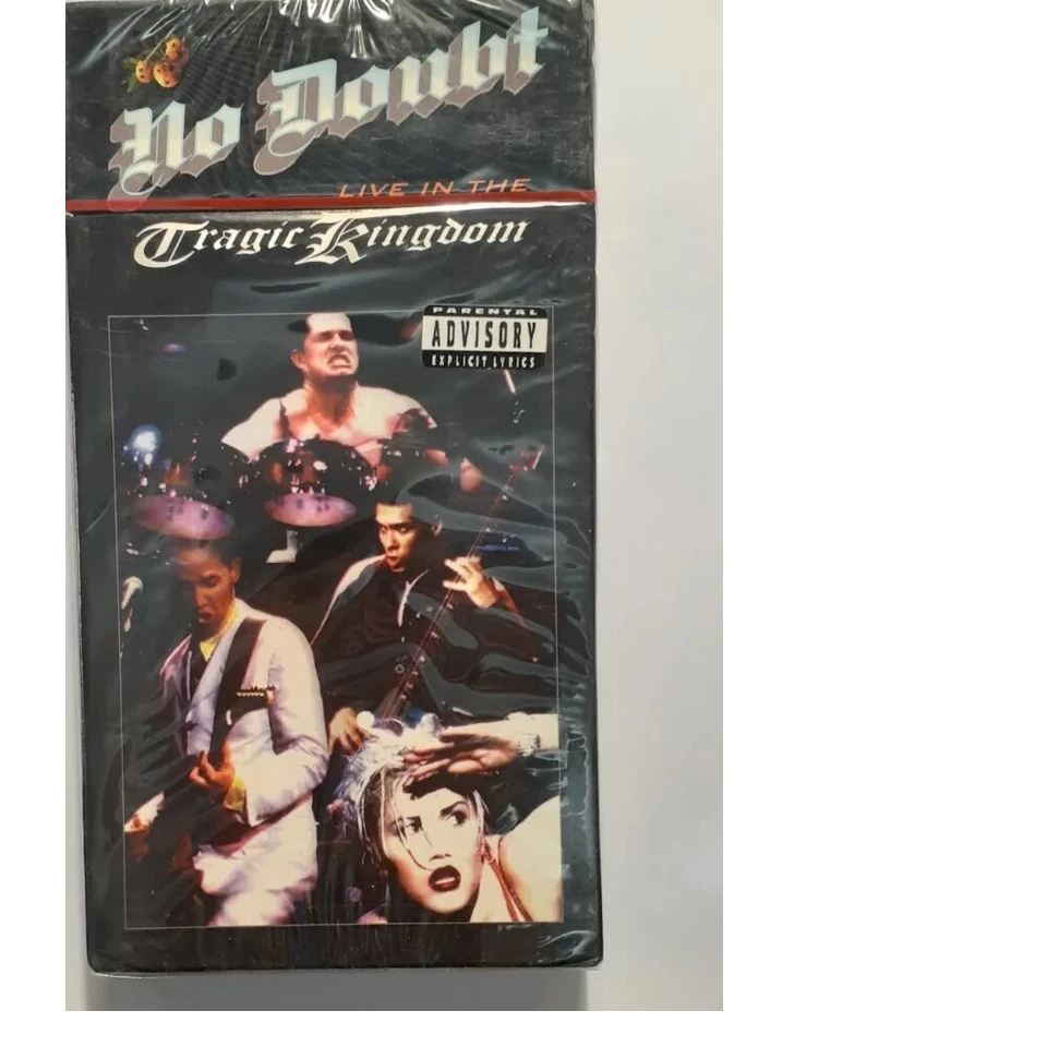 vhs NO DOUBT VHS SEALED Live in the Tragic Kingdom RARE  1997 lacrado