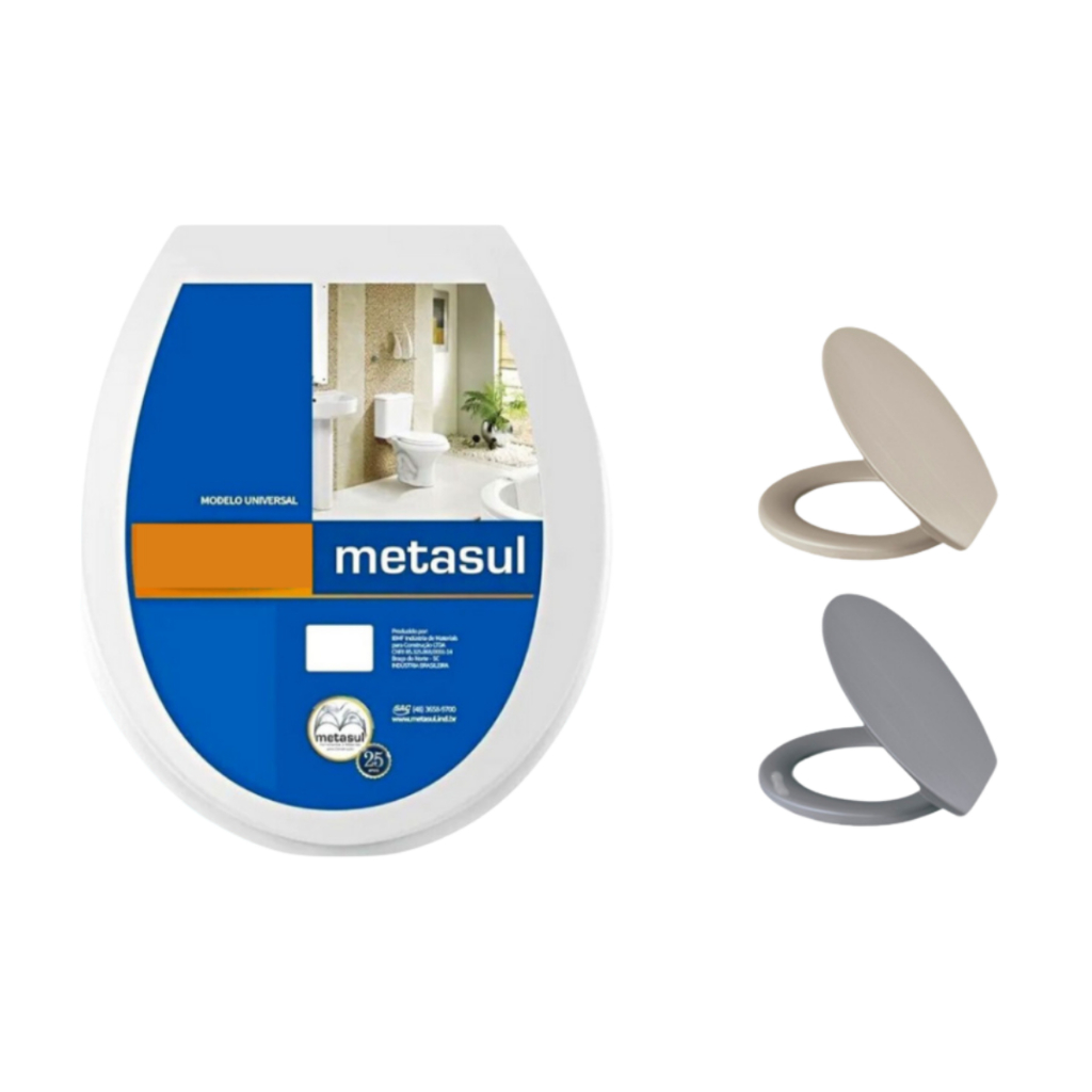 Assento Sanitário ALMOFADADO ou SIMPLES, Tampa Vaso, Sanitario, Privada, Banheiro,  Oval Universal em Oferta na Shopee